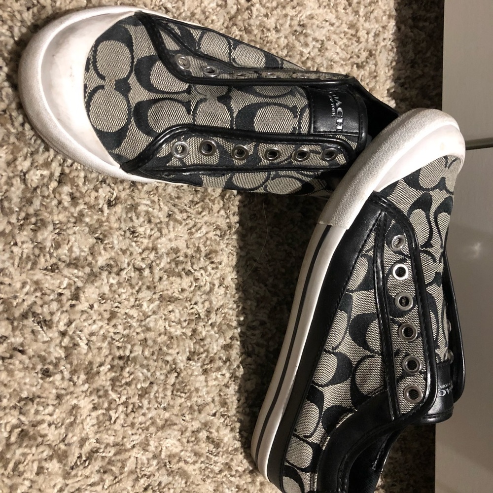COACH Women’s sneakers, size 8 fit like 8.5, EUC